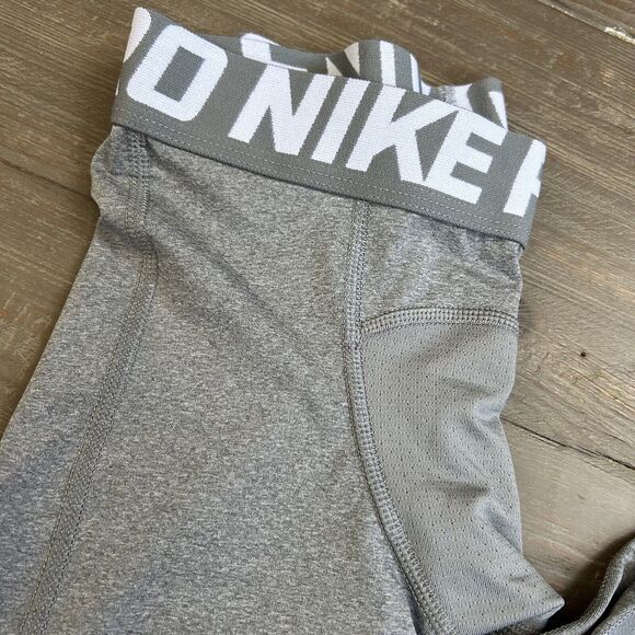 Nike Kids Gray Dri-FIT Pro Tights Leggins Casual Athletic Activewear  Sz XS - Picture 5 of 16